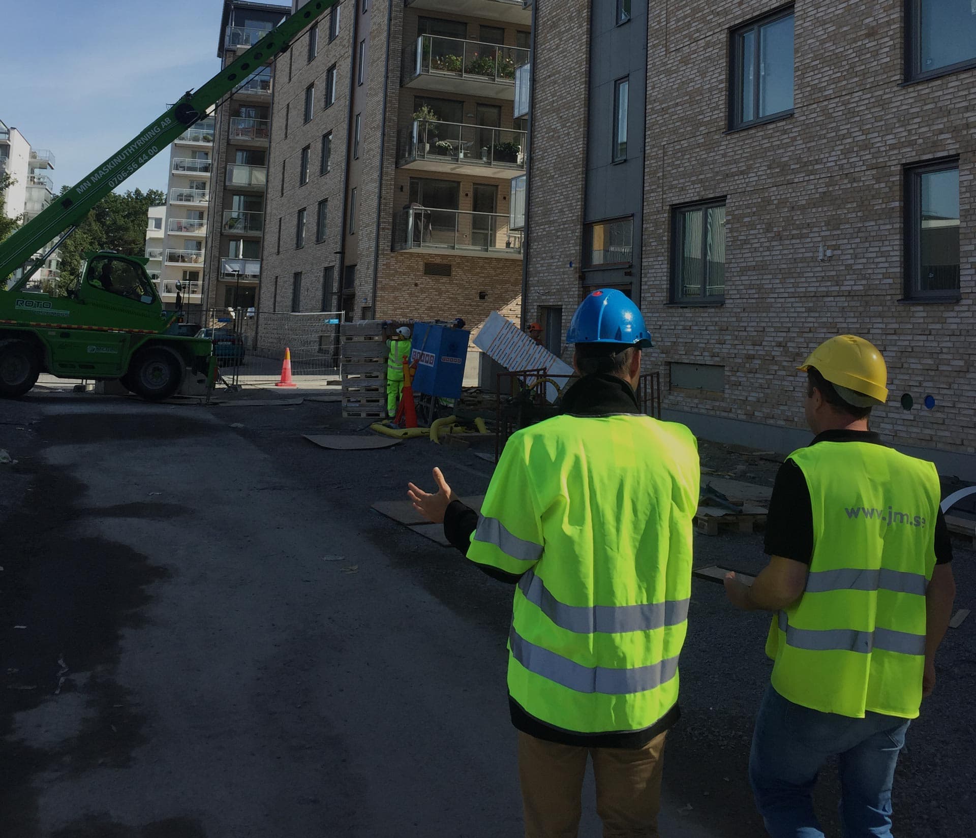 iControl on a construction site