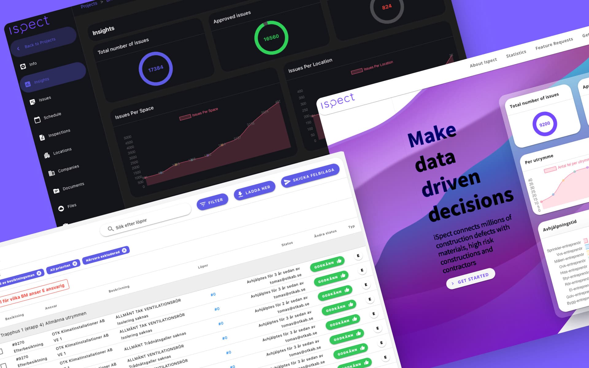 iSpect web interface