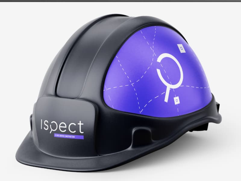 iSpect on hard hat