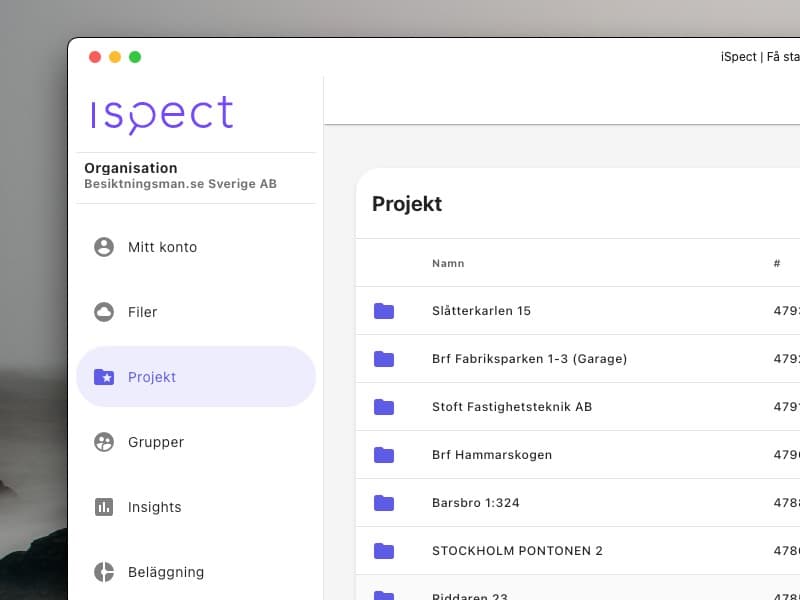 iSpect platform logo application